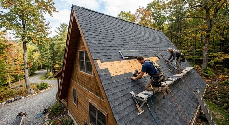 A Frame Roof Repair in Gettysburg, PA