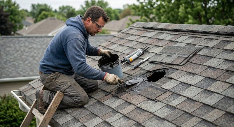 A Frame Roof Repair in Gettysburg, PA
