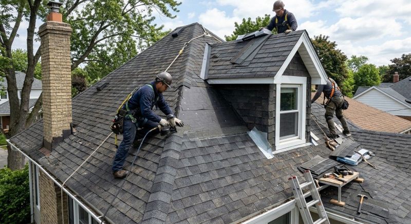 A Frame Roof Repair in Gettysburg, PA