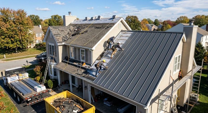Aluminum Roof Replacement in Keymar, MD