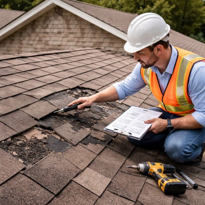 Asphalt Roof Inspection in New Oxford, PA