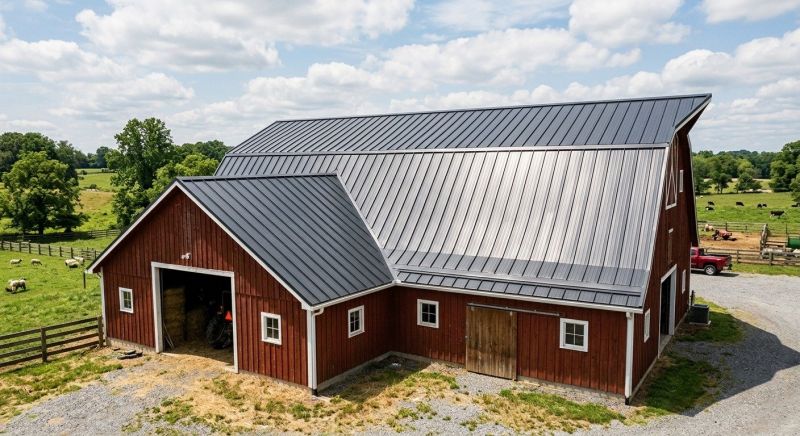 Barn Roof Replacement in New Oxford, PA