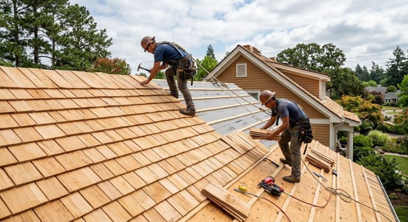 Cedar Roof Installation in Keymar, MD