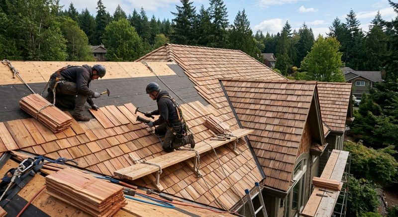 Cedar Roof Installation in Keymar, MD
