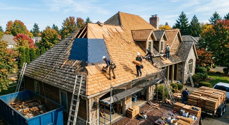 Cedar Roof Replacement in Taneytown, MD