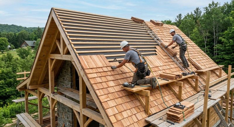 Cedar Shake Roof Construction in Dillsburg, PA