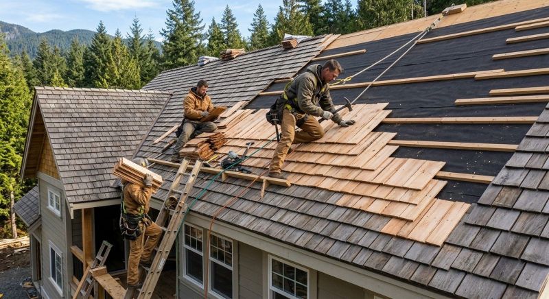 Cedar Shake Roof Construction in Westminster, MD