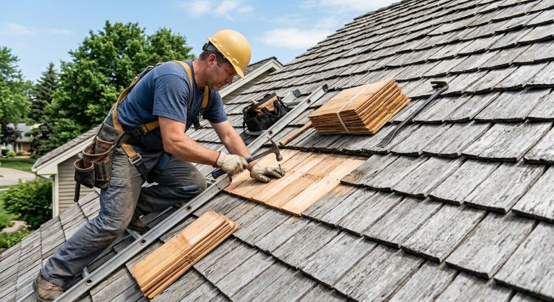 Cedar Shake Roof Repair in Carlisle, PA