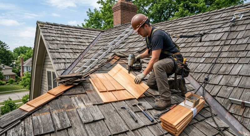 Cedar Shake Roof Repair in Cascade, MD