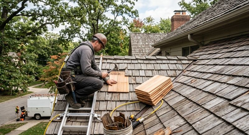 Cedar Shake Roof Repair in Hanover, PA