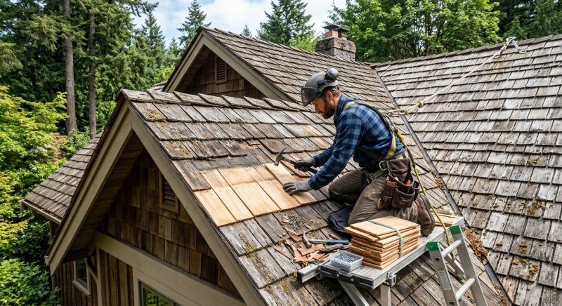 Cedar Shingles Repair in Fayetteville, PA