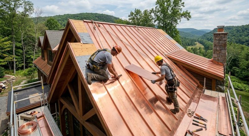 Copper Roof Installation in Gettysburg, PA