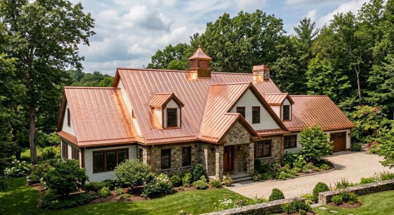Copper Roof Replacement in Gettysburg, PA