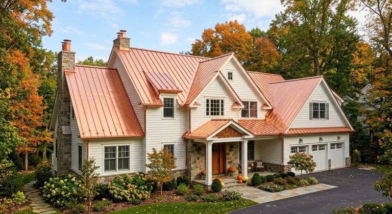 Copper Roof Replacement in Gettysburg, PA