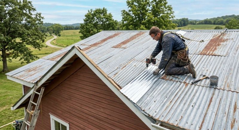 Corrugated Roof Repair in Adams County, PA
