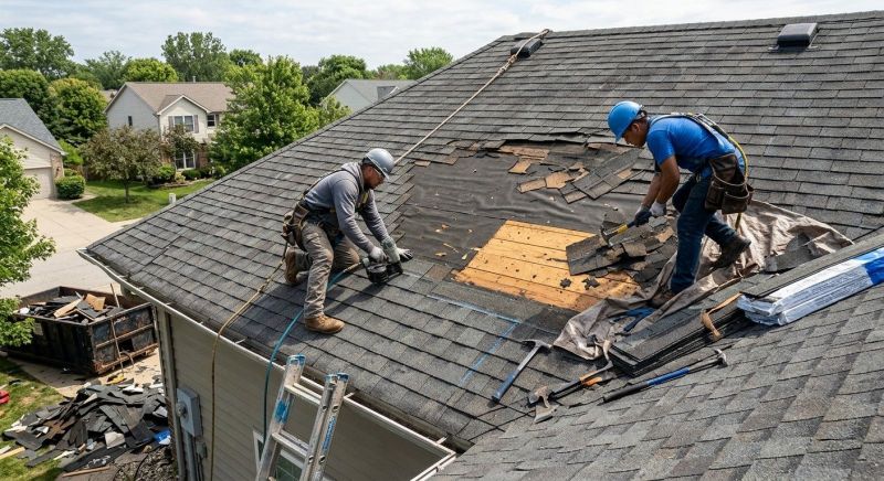 Damaged Roof Repair in Chambersburg, PA