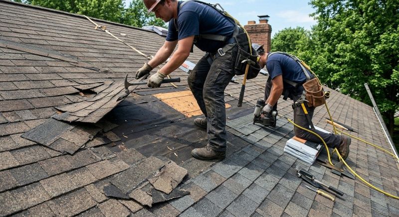 Damaged Roof Repair in Taneytown, MD