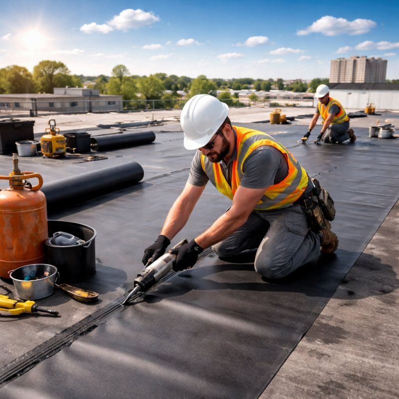 Epdm Roof Installation in Gettysburg, PA