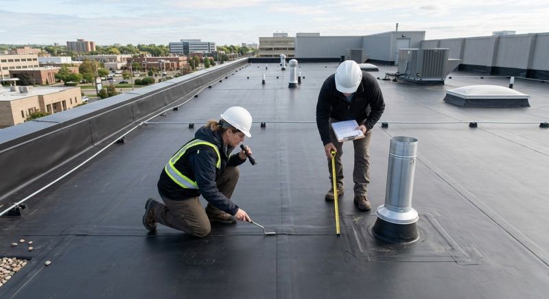 Flat Roof Inspection in Gettysburg, PA