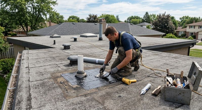 Flat Roof Leak Repair in Gettysburg, PA