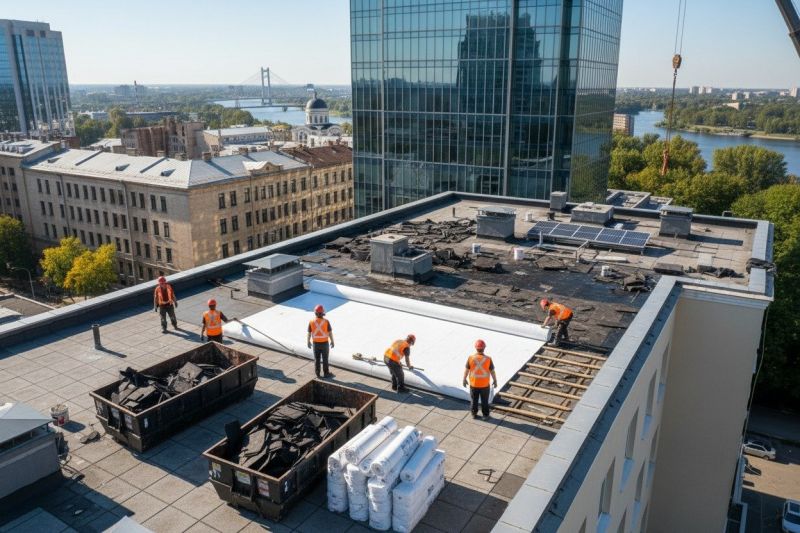 Flat Roof Replacement in Shippensburg, PA