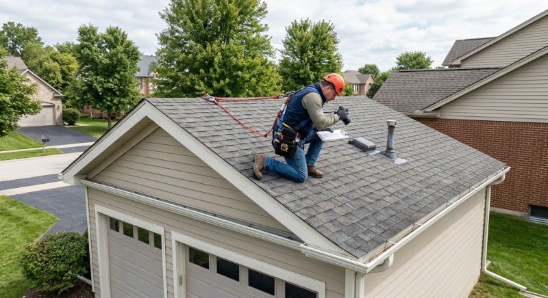 Garage Roof Inspection in Gettysburg, PA