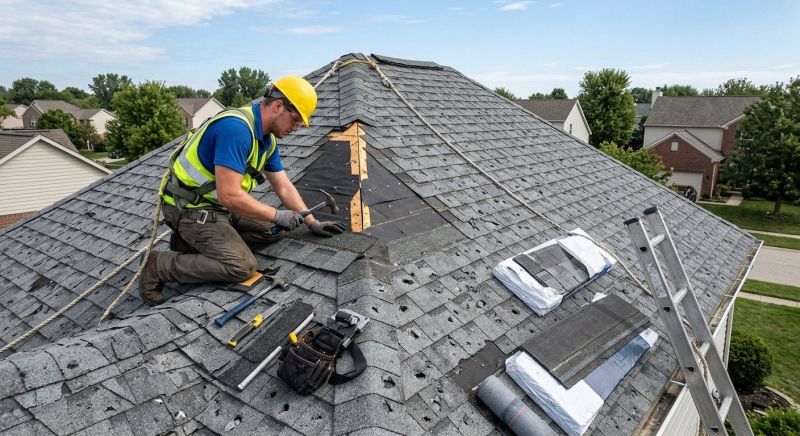 Hail Damage Roof Repair in Littlestown, PA