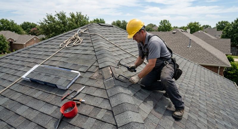 Hip Roof Shingle Repair in Gettysburg, PA