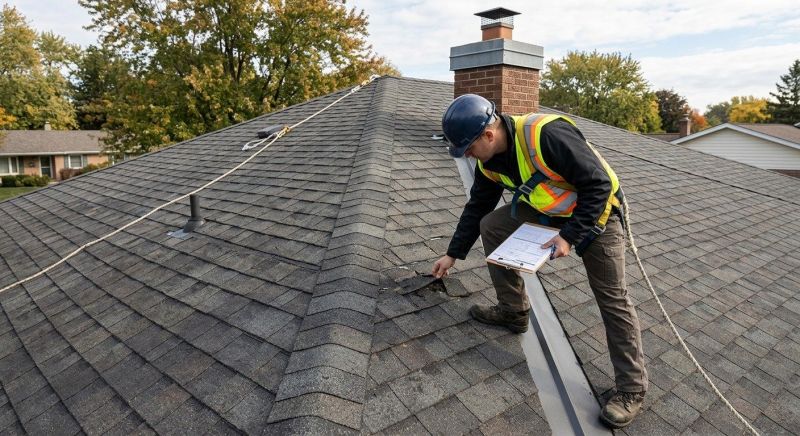 Roof Damage Inspection in Carlisle, PA