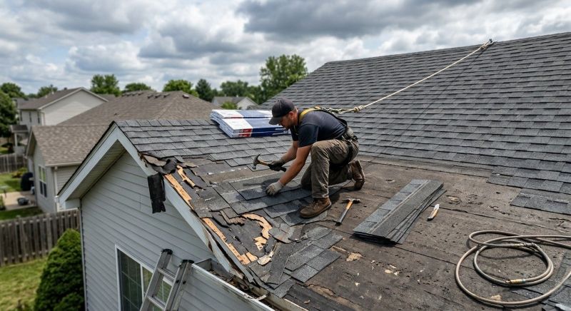 Roof Damage Restoration in Fayetteville, PA