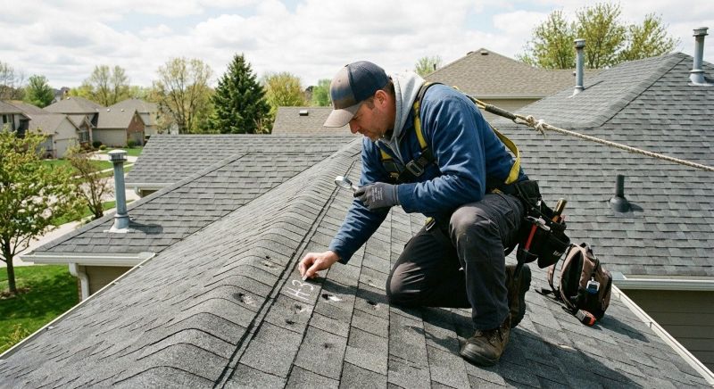 Roof Hail Inspection in Gettysburg, PA