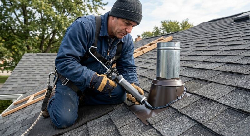 Roof Vent Flashing Repair in Gettysburg, PA