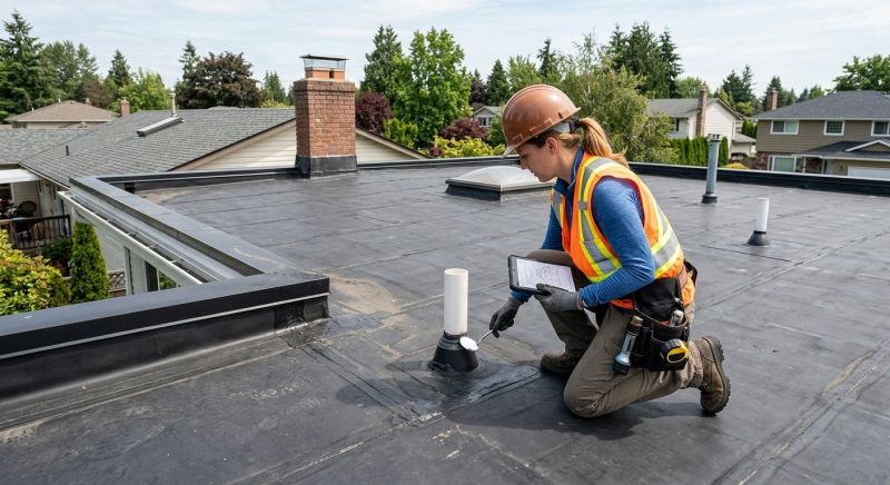 Rubber Roof Inspection in Gettysburg, PA