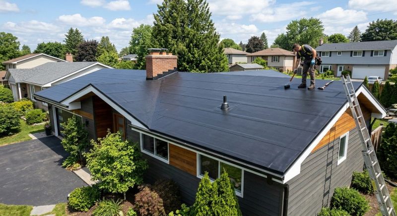 Rubber Roof Installation in Gettysburg, PA