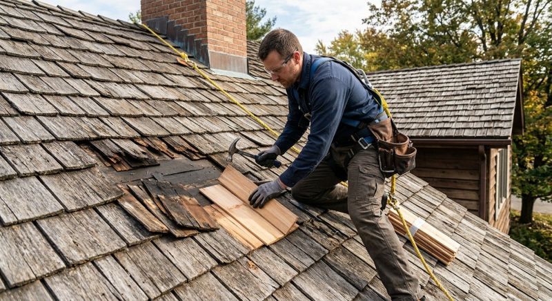 Shake Shingle Repair in Chambersburg, PA