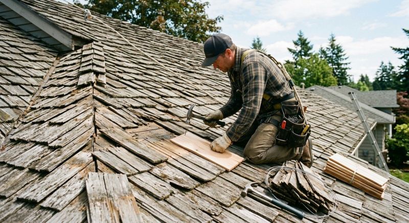 Shake Shingle Repair in Fairfield, PA