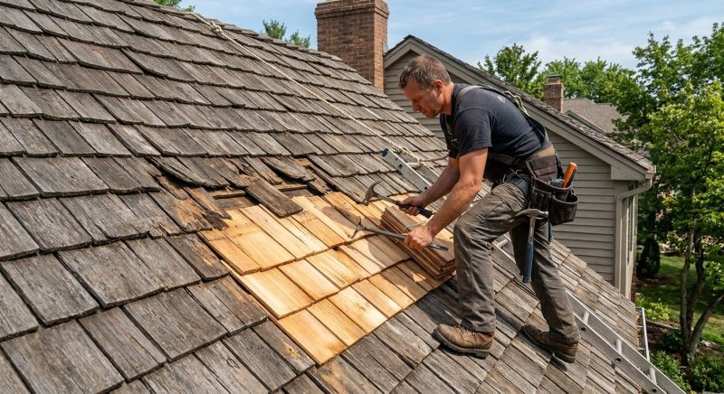 Shake Shingle Repair in Shippensburg, PA