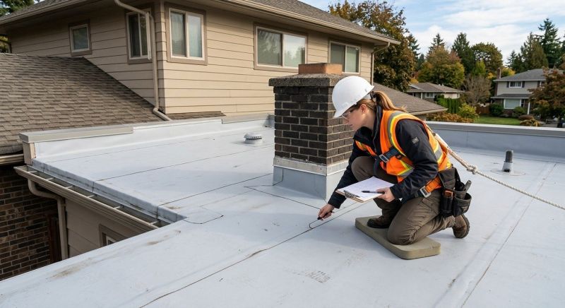 Single Ply Roof Inspection in Gettysburg, PA