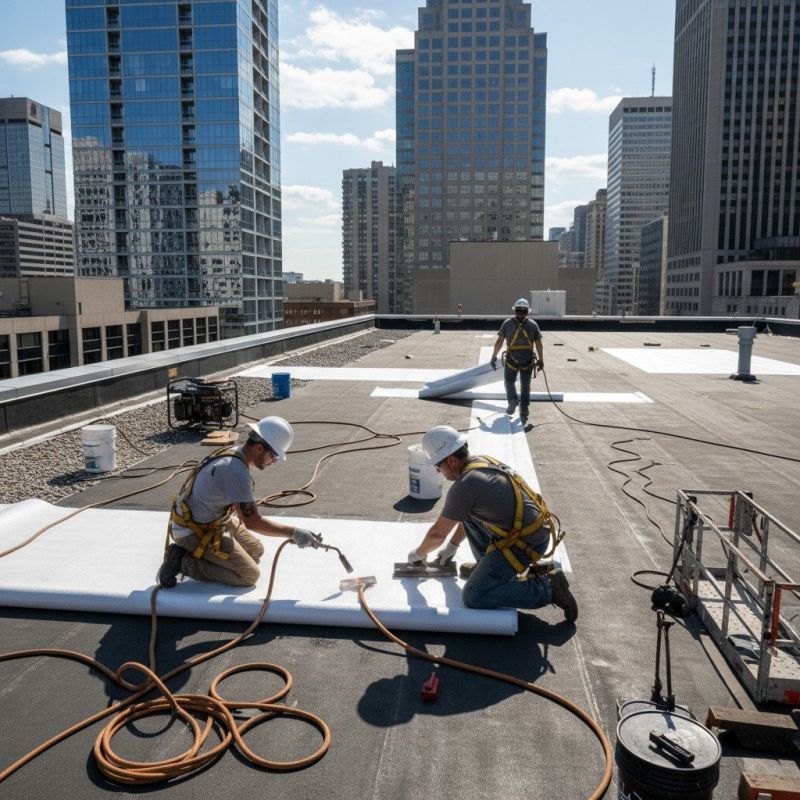 Single Ply Roof Repair in Westminster, MD