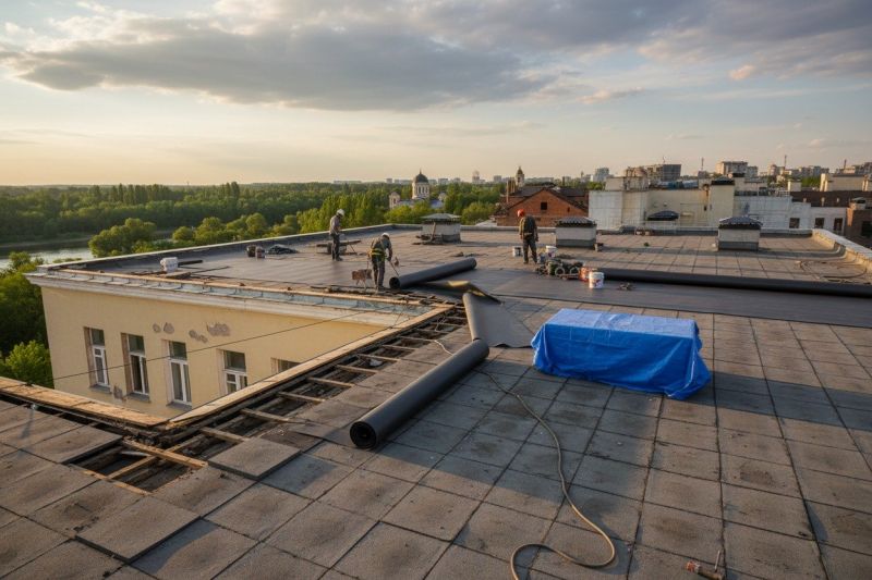 Single Ply Roof Replacement in Shippensburg, PA