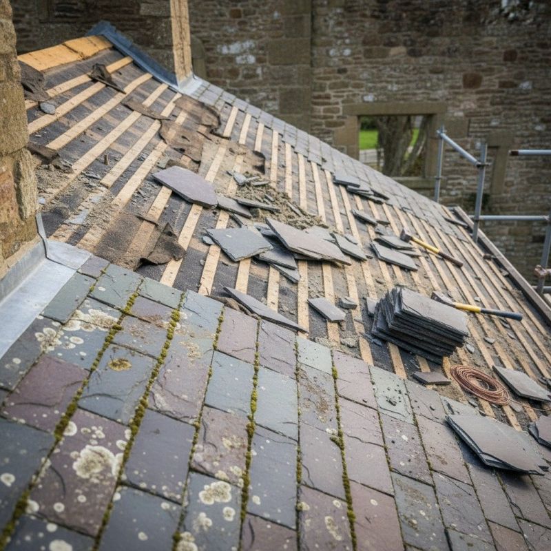 Slate Roof Replacement in Newville, PA