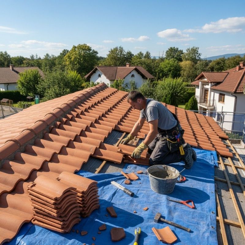 Spanish Tile Roof Repair in Gettysburg, PA