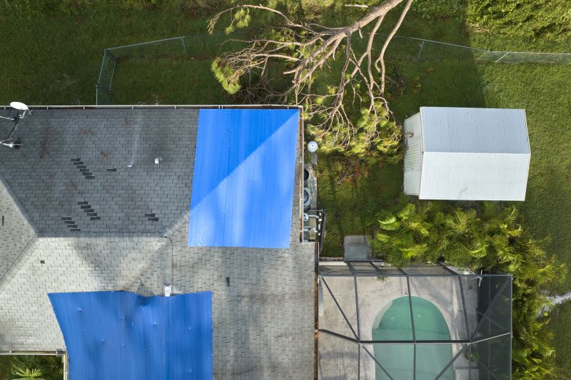 Storm Damage Roof Tarping in Gettysburg, PA