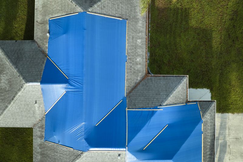 Storm Damage Roof Tarping in Gettysburg, PA