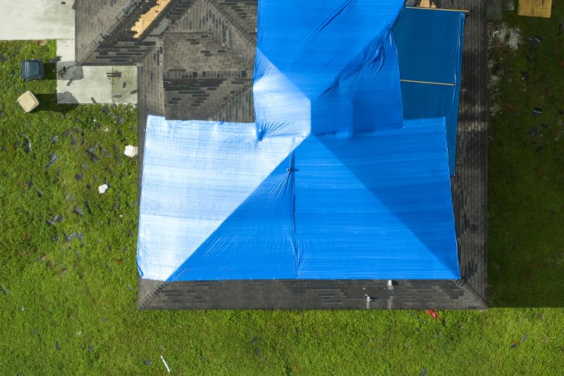 Storm Damage Roof Tarping in Gettysburg, PA