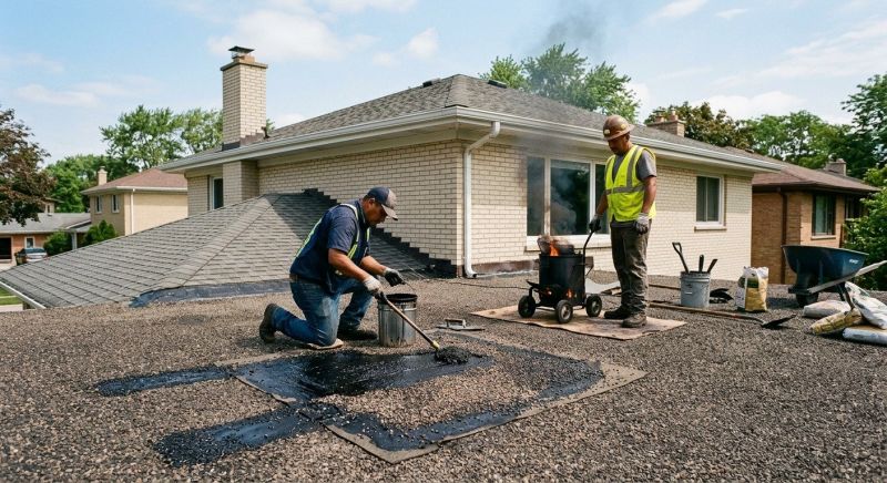Tar And Gravel Roof Repair in Gettysburg, PA