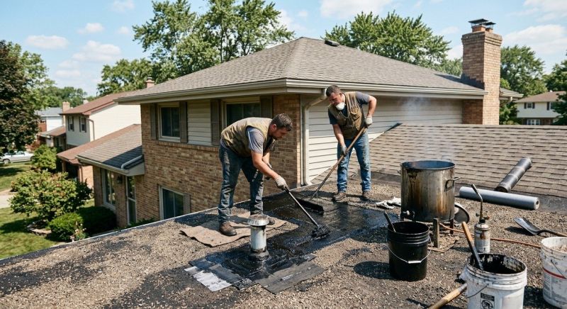 Tar Roof Repair in Glenville, PA