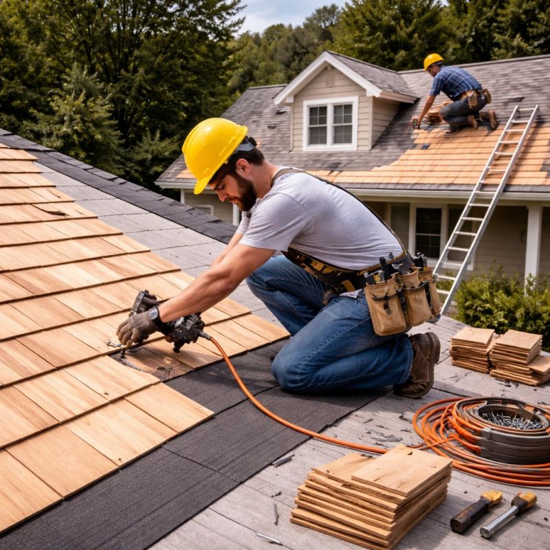 Wood Roofing Installation in Cascade, MD