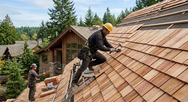 Wood Roofing Installation in Keymar, MD