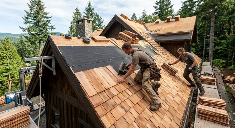 Wood Roofing Installation in Westminster, MD